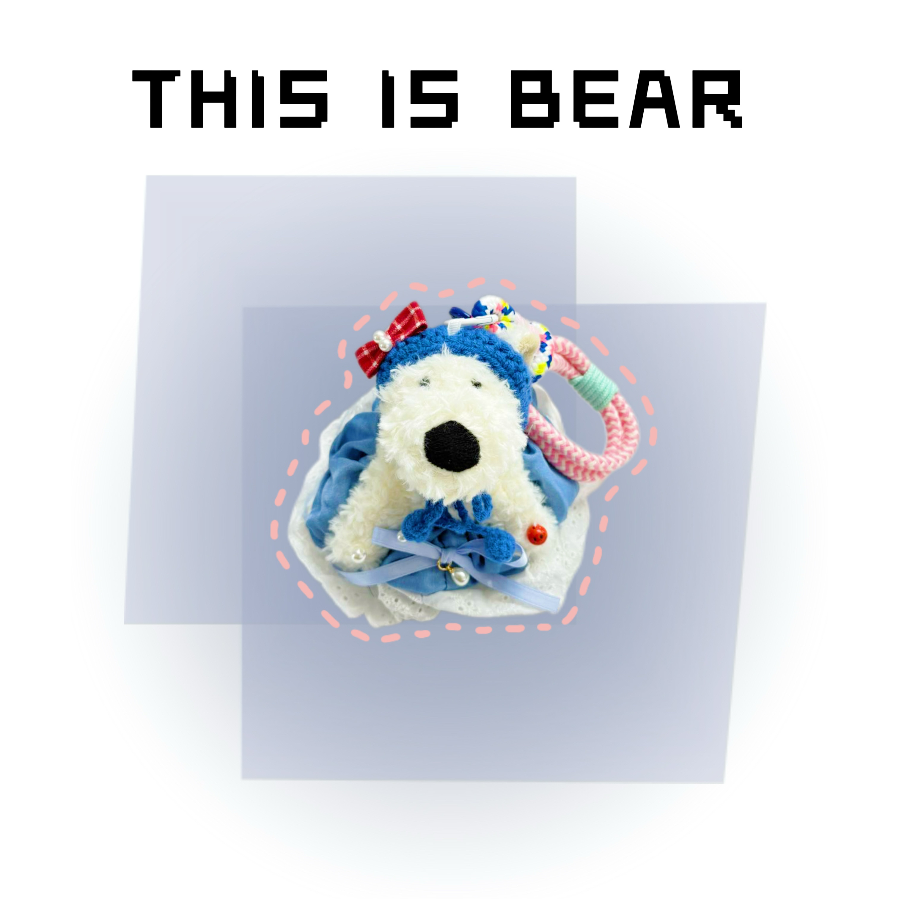 This is Bear•设计师原创包包挂件/手机挂饰/车挂/蓝头套西高地
