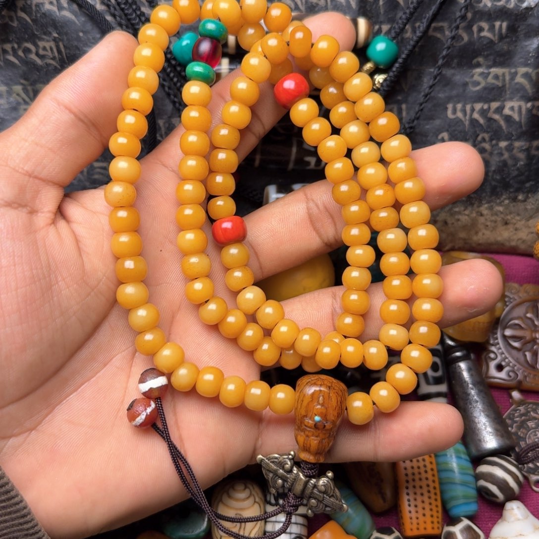 金刚菩提手串牦牛骨