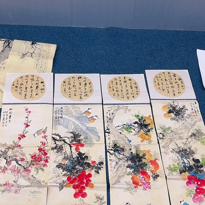 国画纯手绘字画宣纸