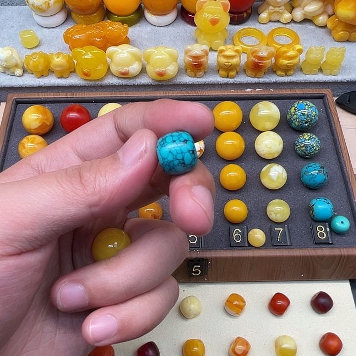 琥珀未镶嵌裸石老型