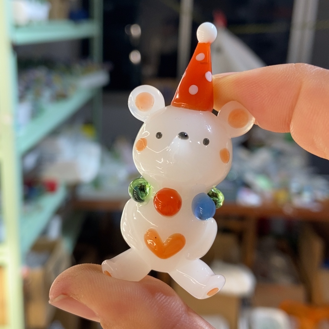 手工艺品琉璃摆件老鼠