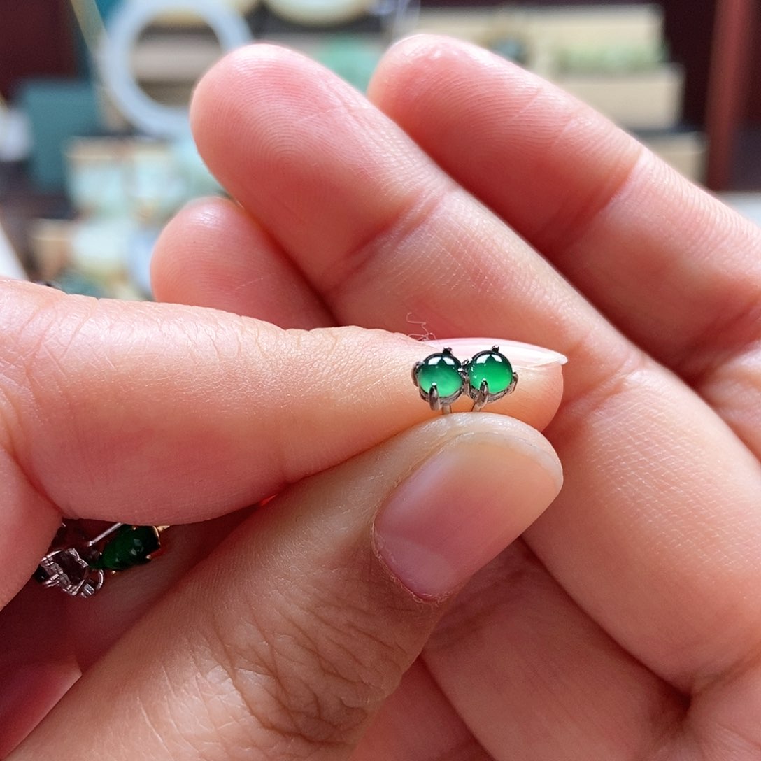 吊坠(不含链)银S925镶嵌和田玉