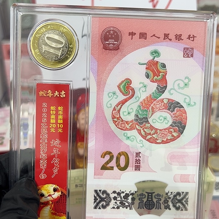 中国人民银行蛇钞一币一钞