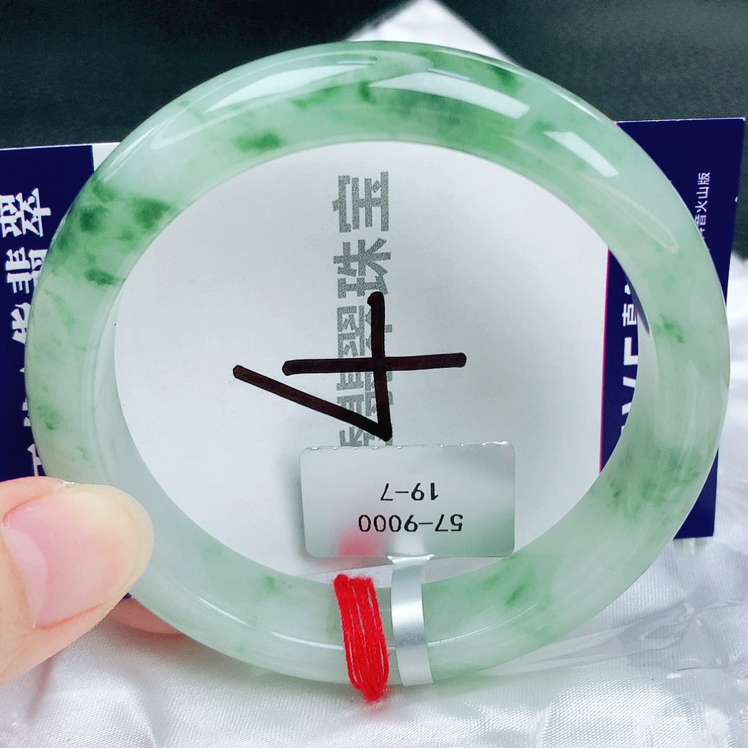 翡翠手镯未镶嵌缅甸天然A货翡翠57