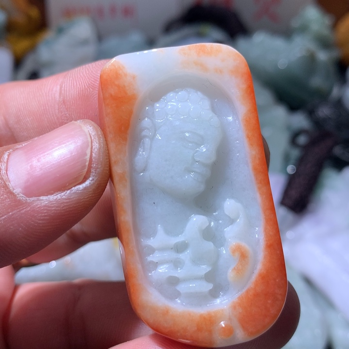 翡翠未镶嵌颈饰保真天然a货翡翠