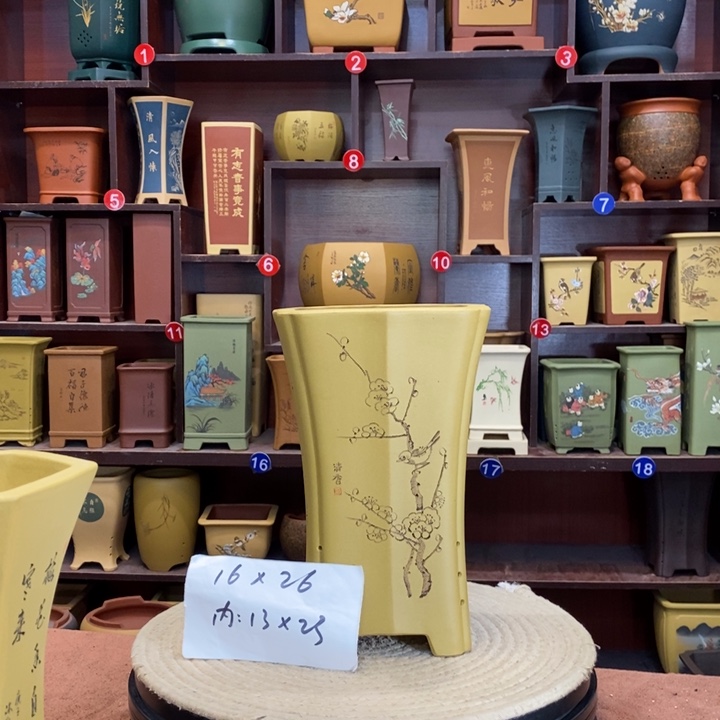 紫砂花盆紫砂作品