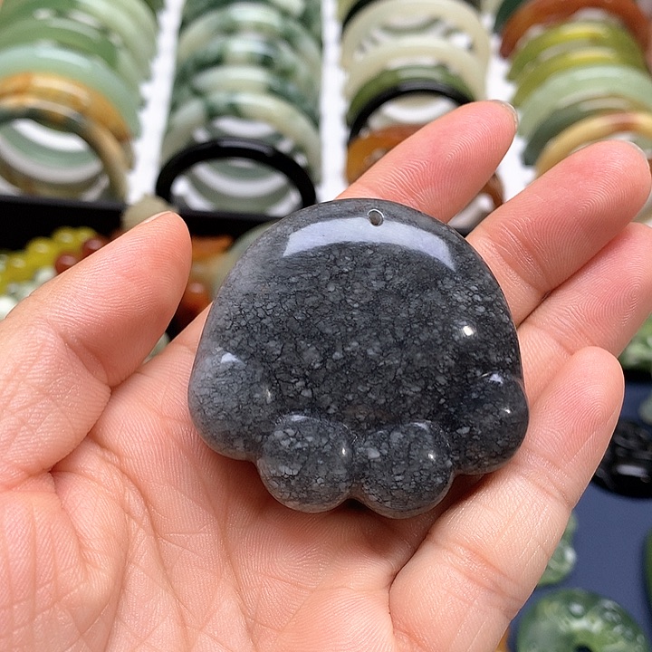 蛇纹石玉手把未镶嵌