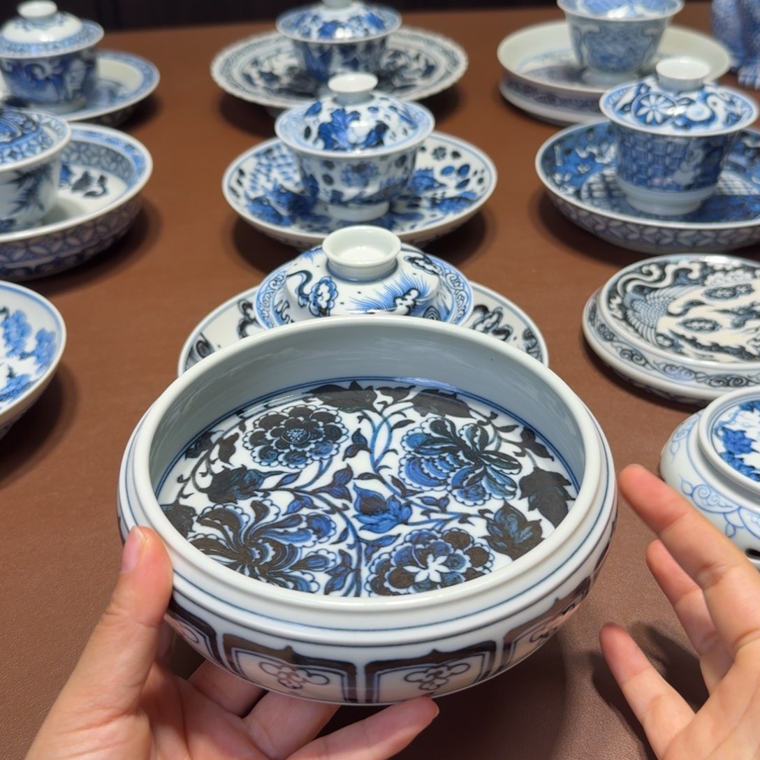 手工手绘茶具微瑕