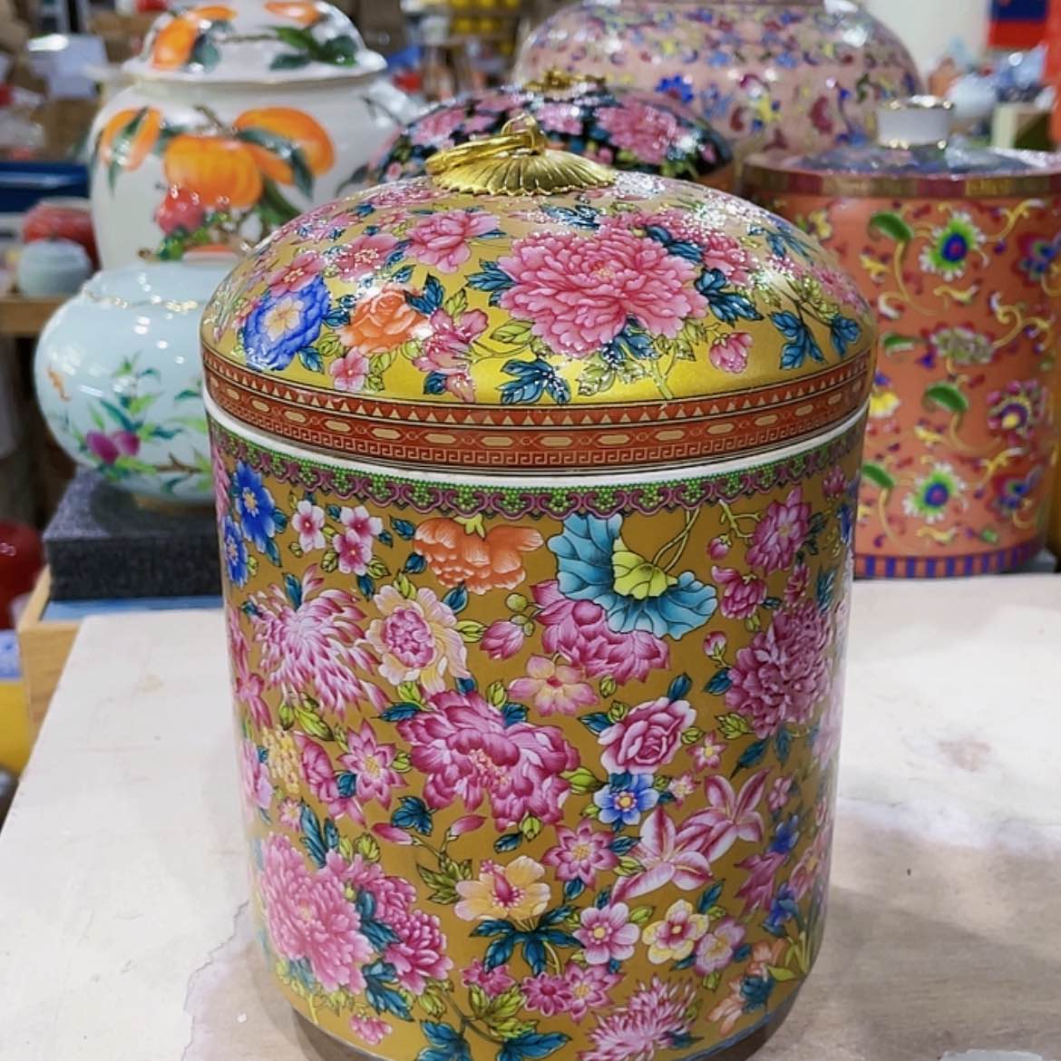 【闪购商品】罐陶瓷茶叶罐密封罐