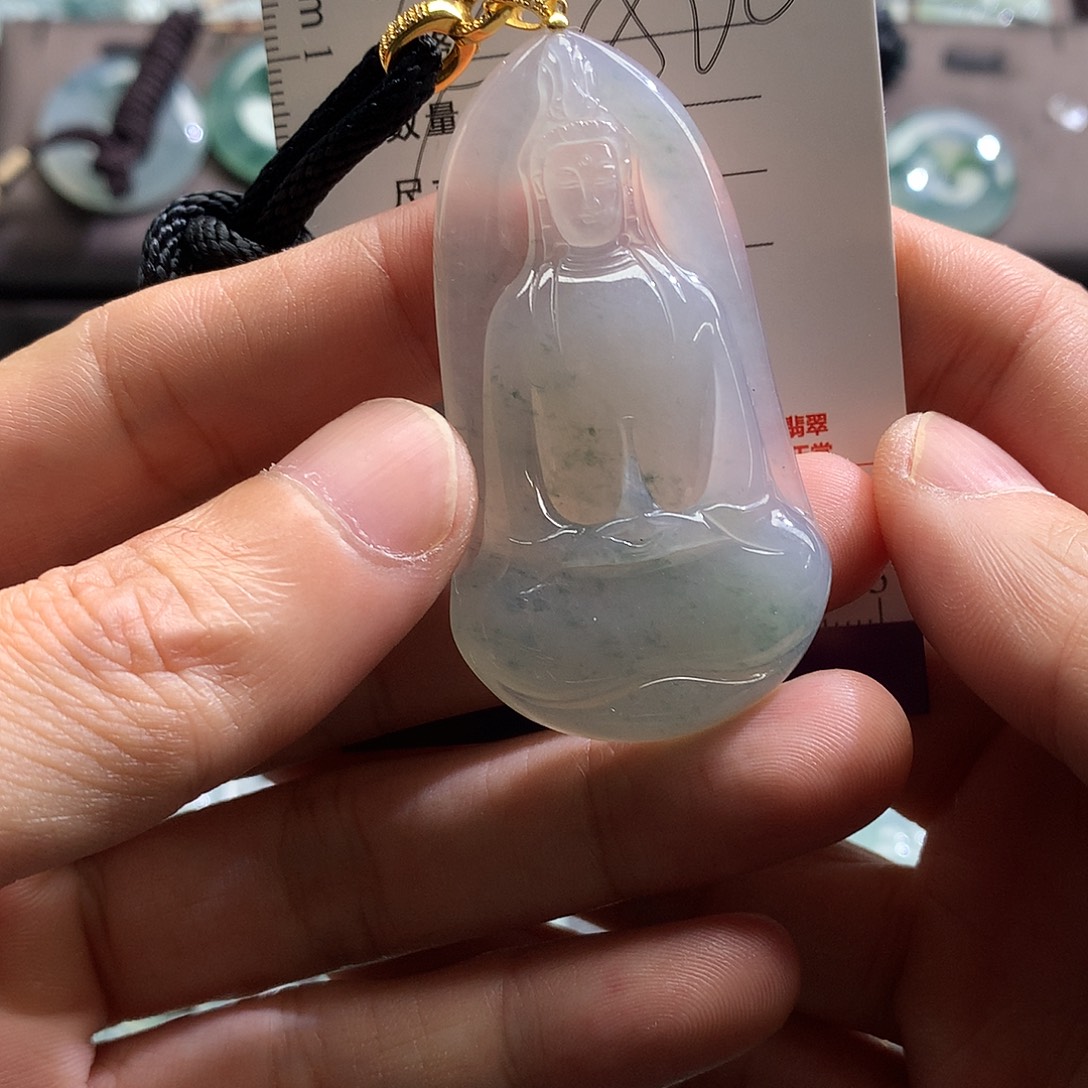 翡翠未镶嵌颈饰吊坠