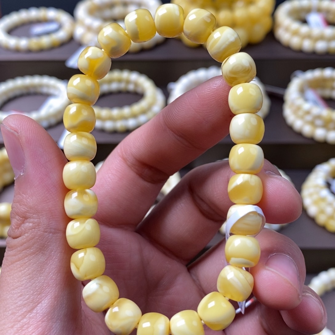 蜜蜡珠宝奇石未镶嵌8.5mm