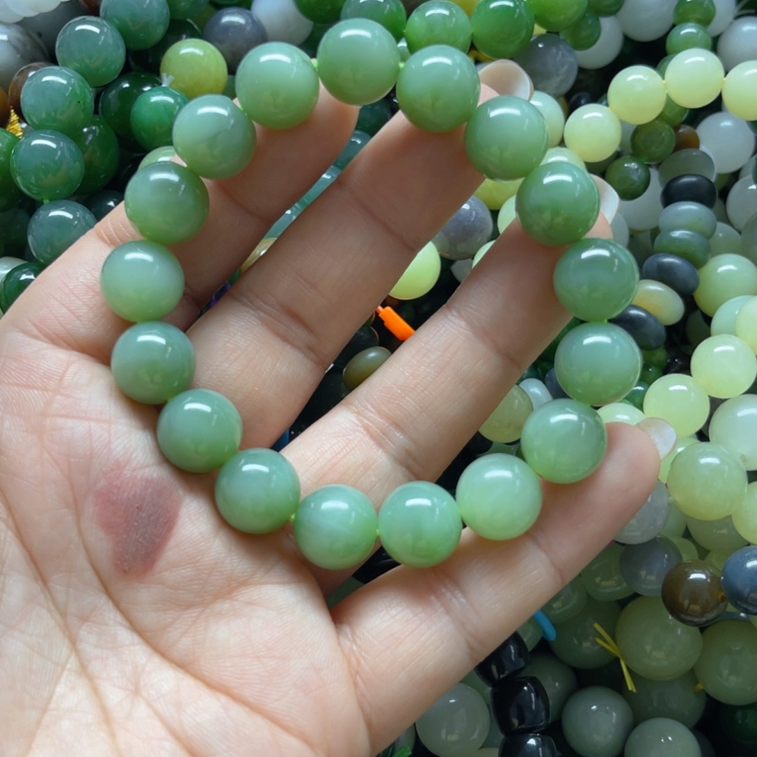 和田玉手链未镶嵌