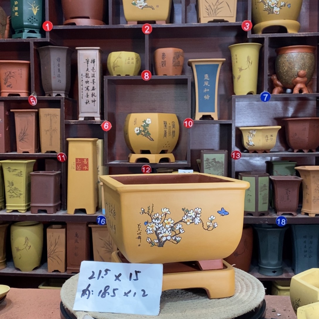 紫砂艺术紫砂花盆