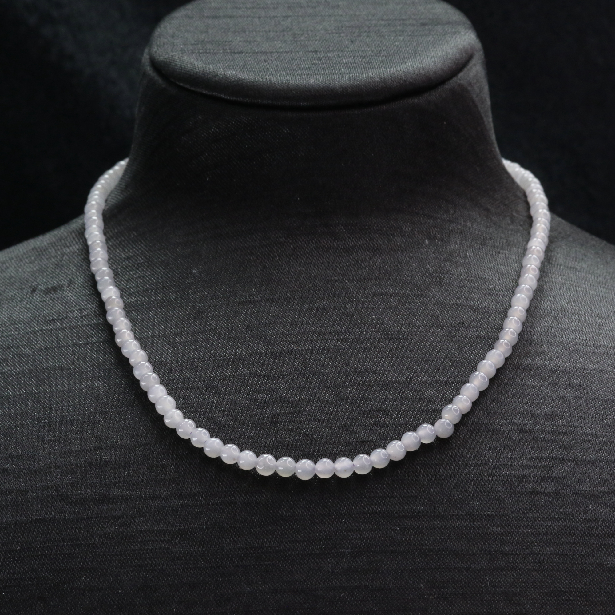 42和田玉冰紫项链/400706上海嘉禾拍卖