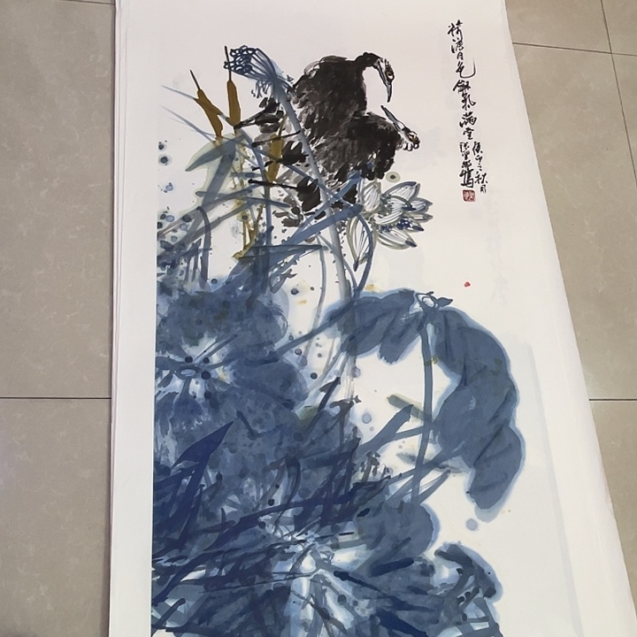 国画张圣敏先生纯手绘作品