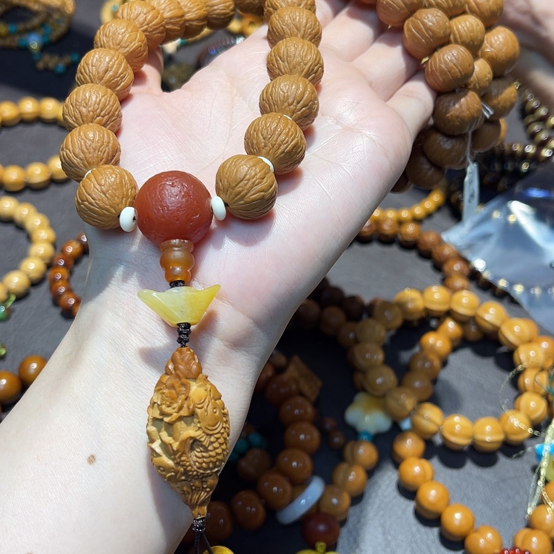 猴头核桃手串【墨姐专属】福利 天然猴头手串➕手持