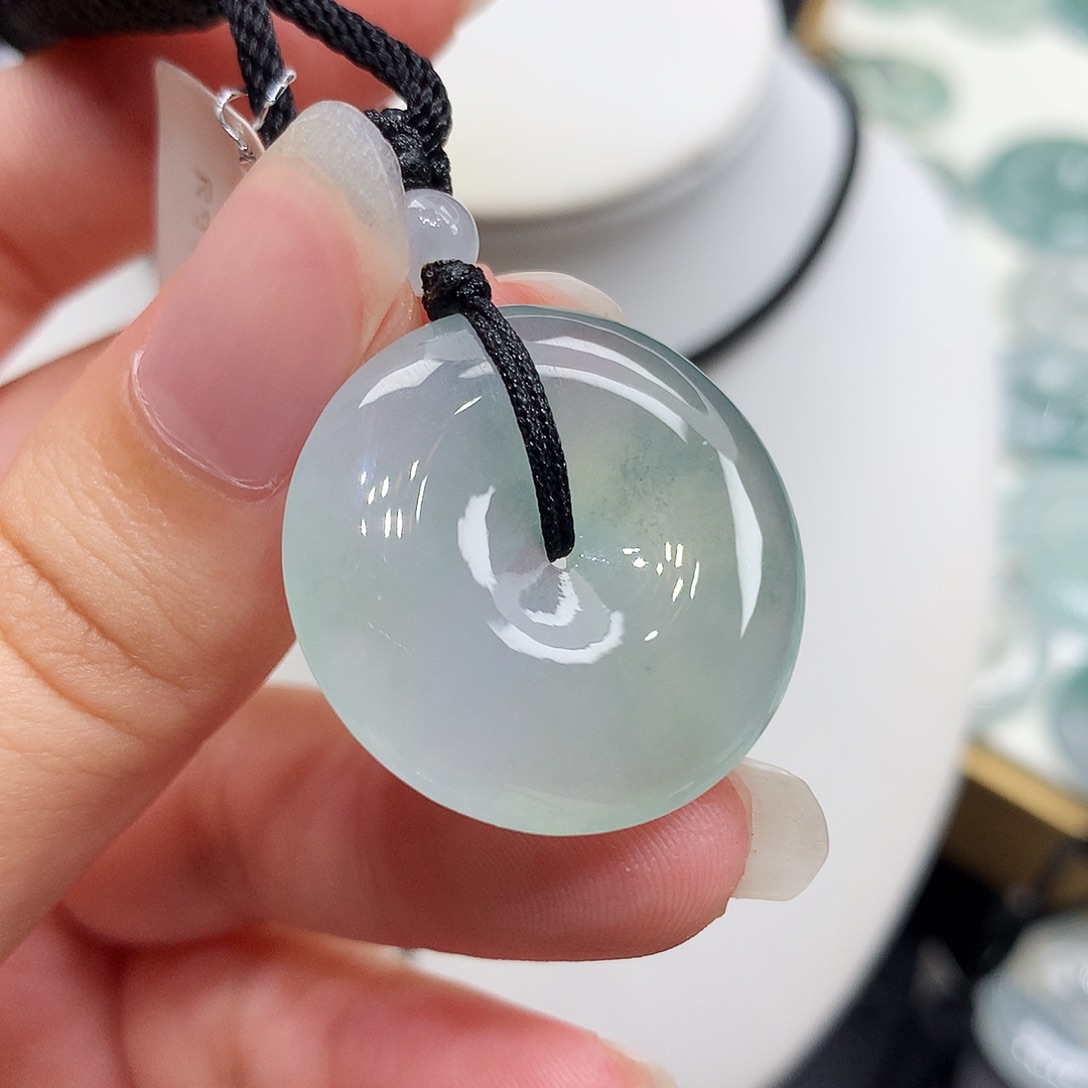 翡翠未镶嵌胸饰翡翠11，26/5.6