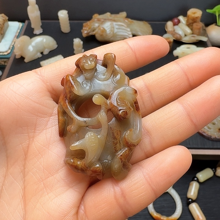 和田玉挂件未镶嵌用****5