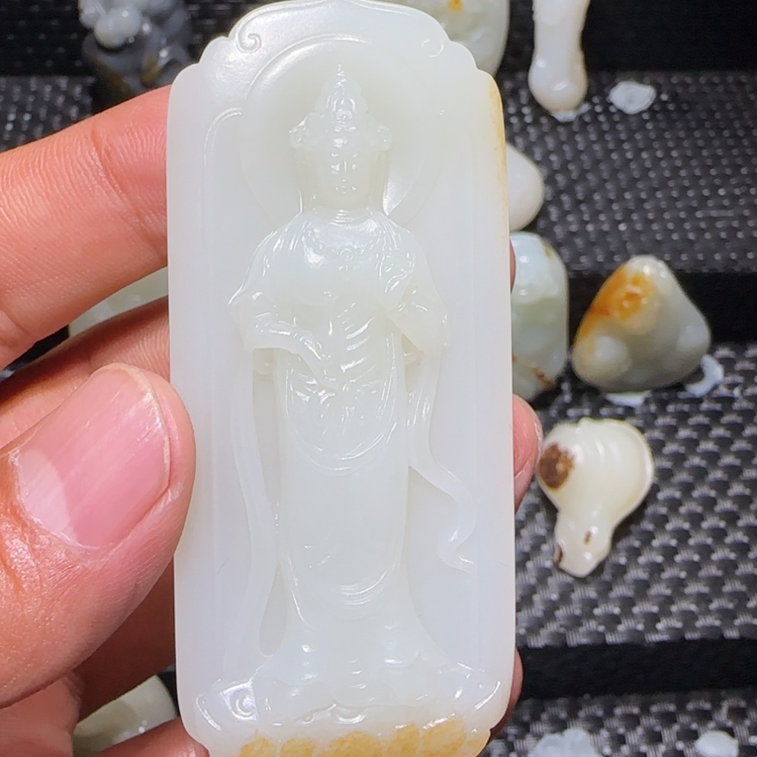 和田玉挂件未镶嵌风***丶