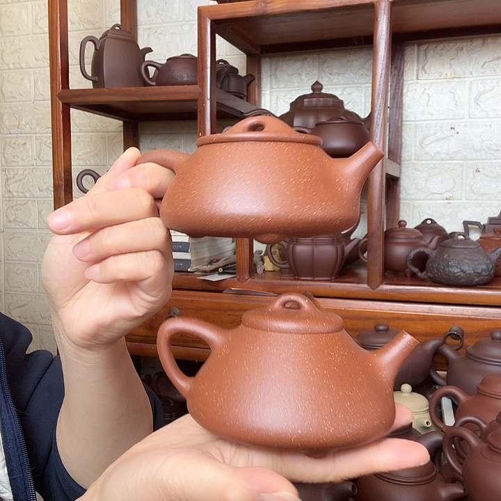 闲***趣紫砂茶壶子治石瓢260cc半手工