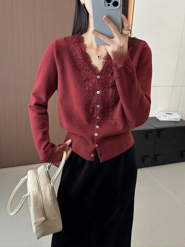 秋冬新款孤品捡漏外套针织百搭毛衣牛仔裤