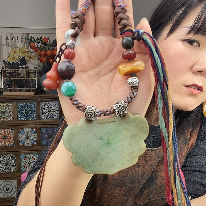 翡翠项链未镶嵌项链