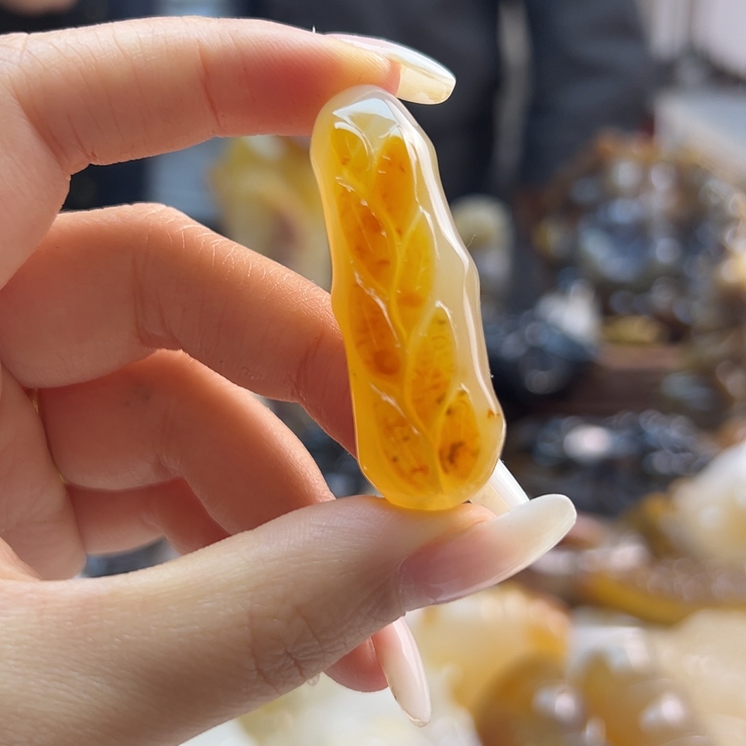 玛瑙/玉髓未镶嵌吊坠(不含链)