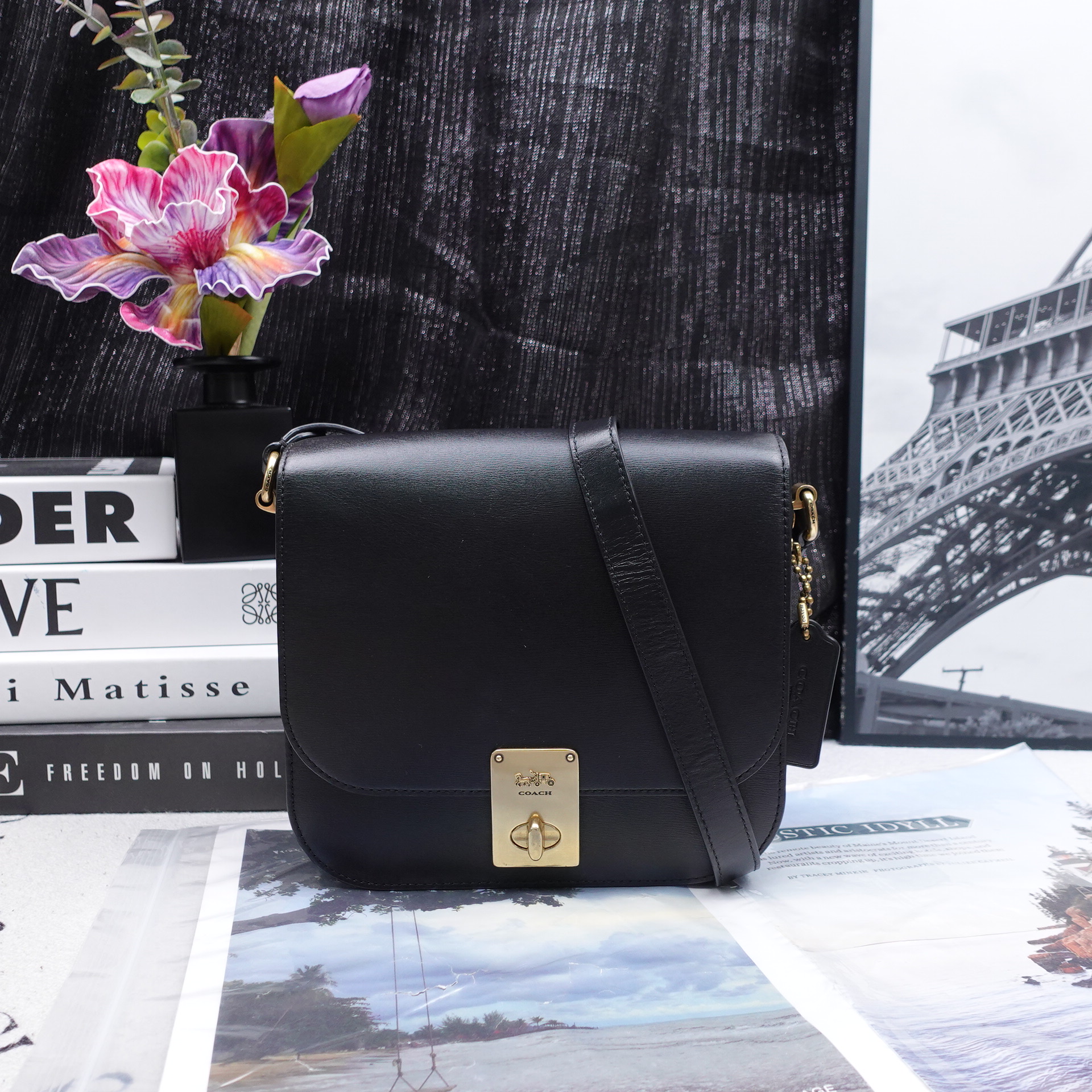 95新 COACH/蔻驰 单肩包/T10242783