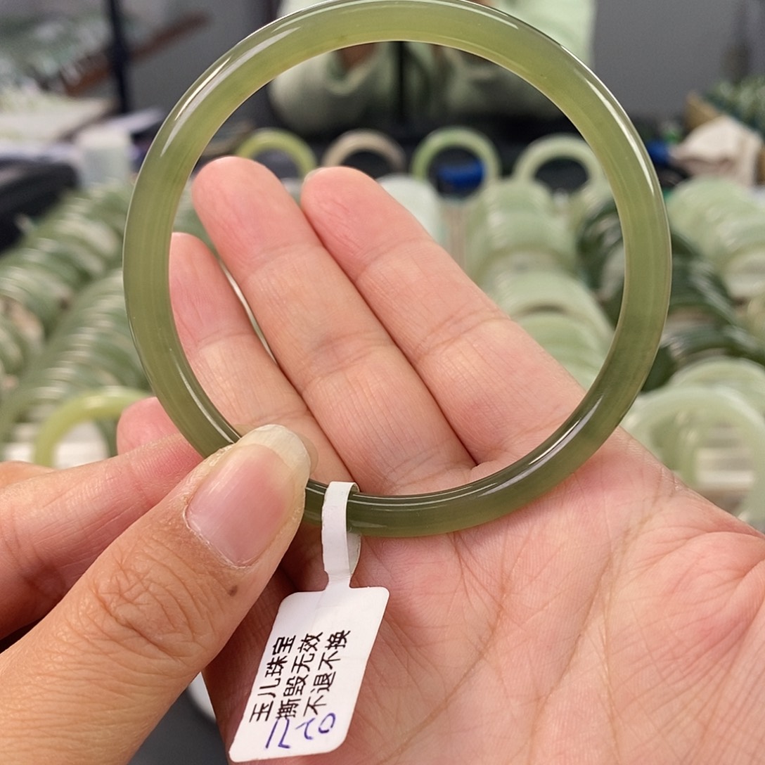 和田玉和田玉手镯57.58未镶嵌