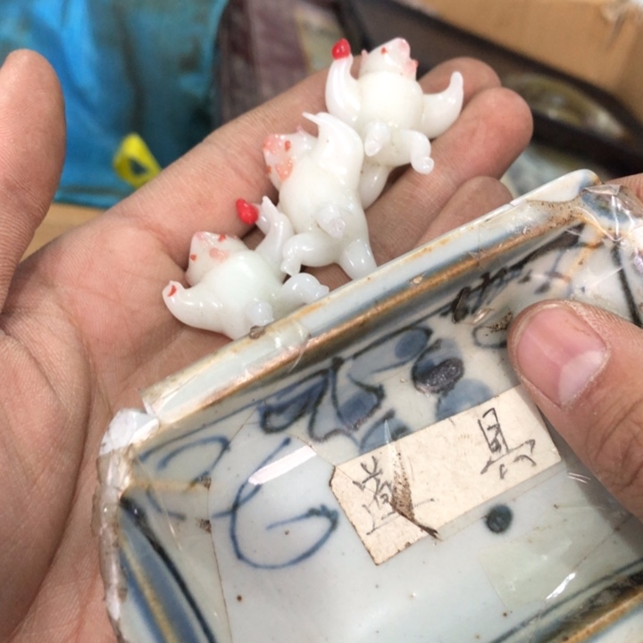 陶瓷孤品单件车里拍