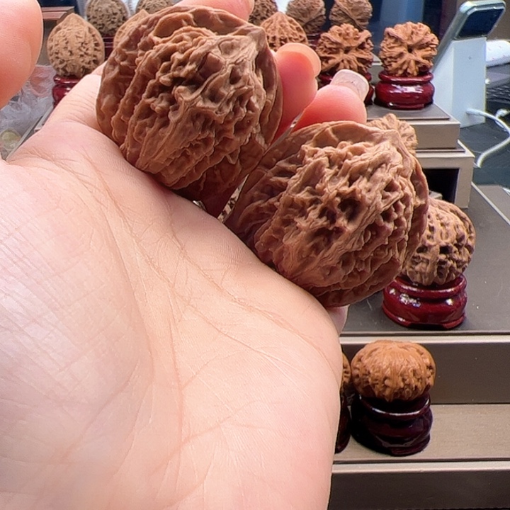 文玩核桃把件38 蟠龙纹 f-029