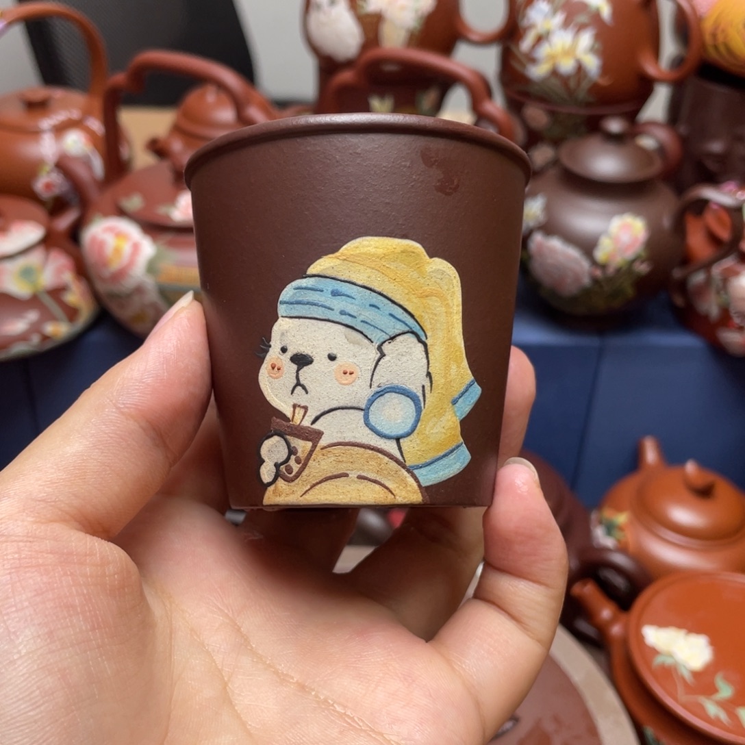 茶杯紫砂紫砂主人杯100cc