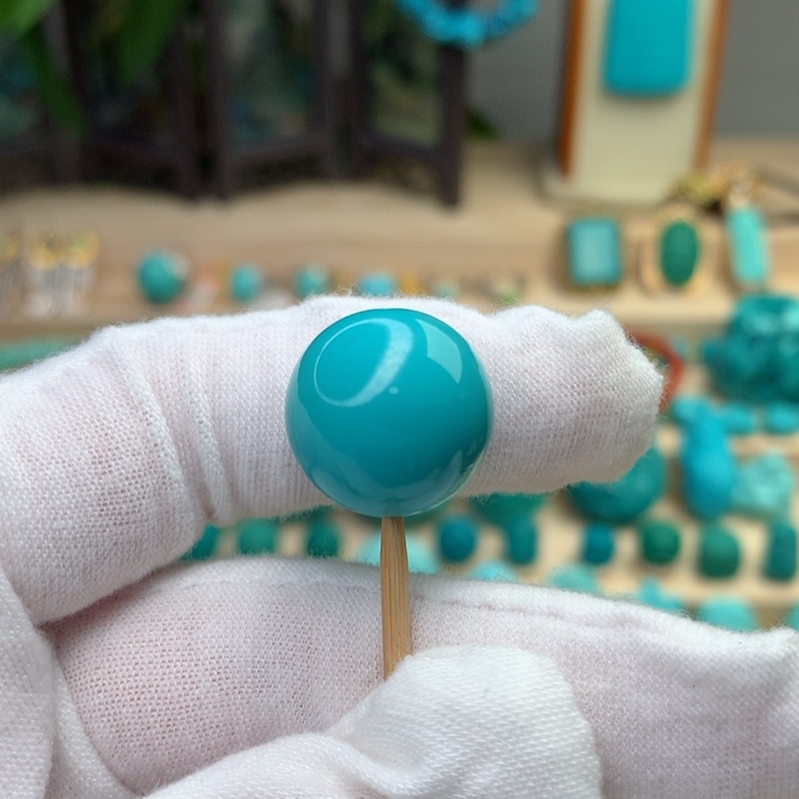 绿松石未镶嵌珠宝半成品