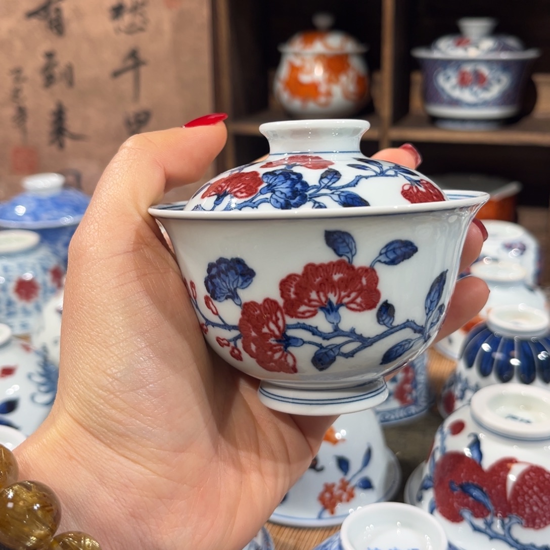 杯子陶景德镇陶瓷主人杯