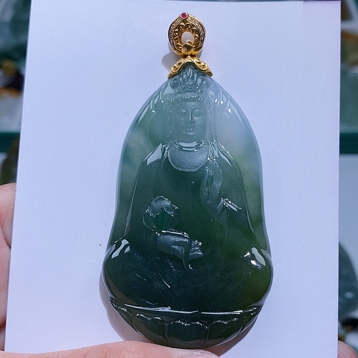 吊坠(不含链)未镶嵌翡翠挂件