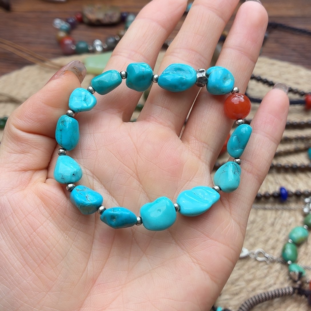 南红玛瑙未镶嵌手链