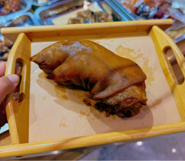 新鲜猪蹄4个 包冰率不含冰