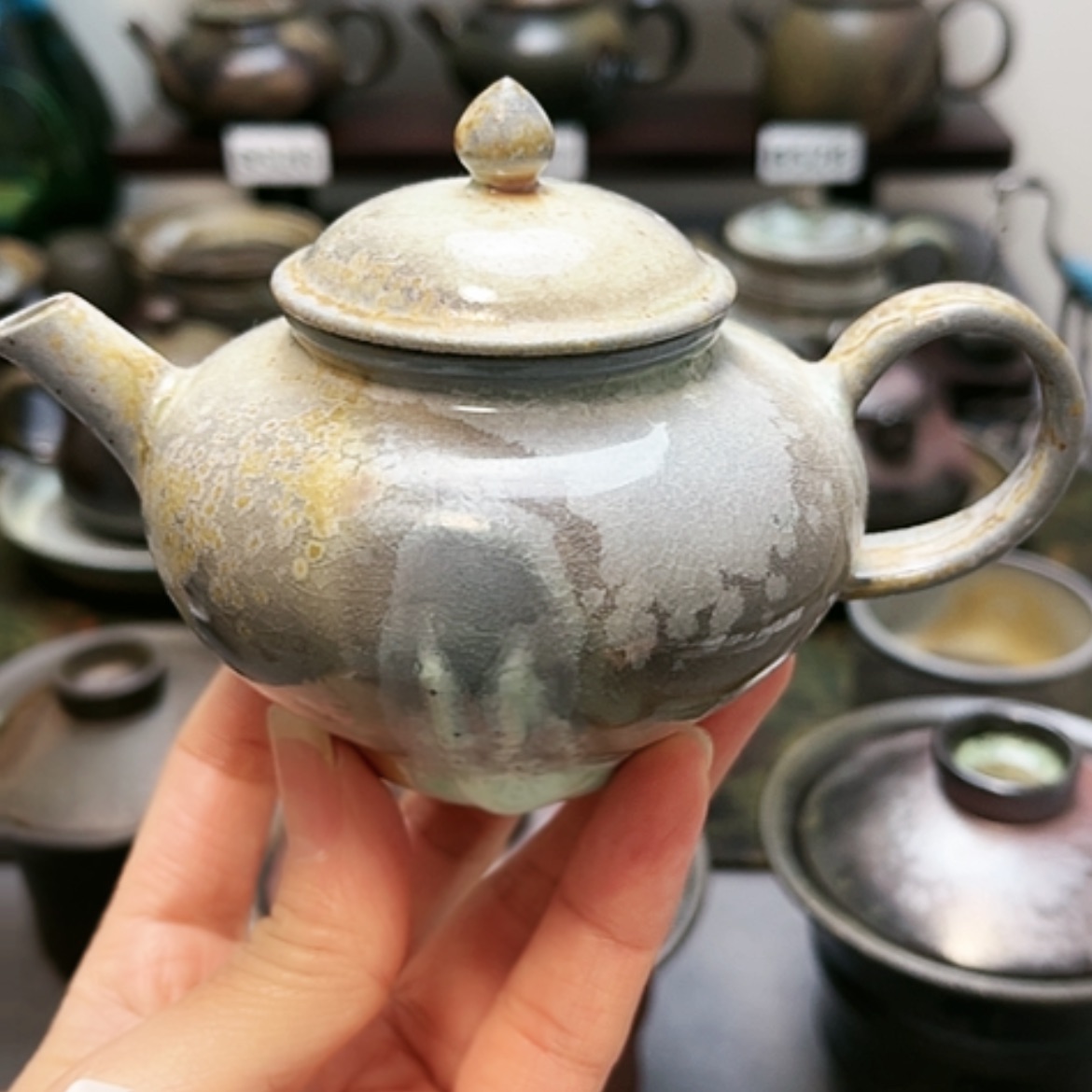 【闪购商品】景德柴烧茶具-纯手工茶具