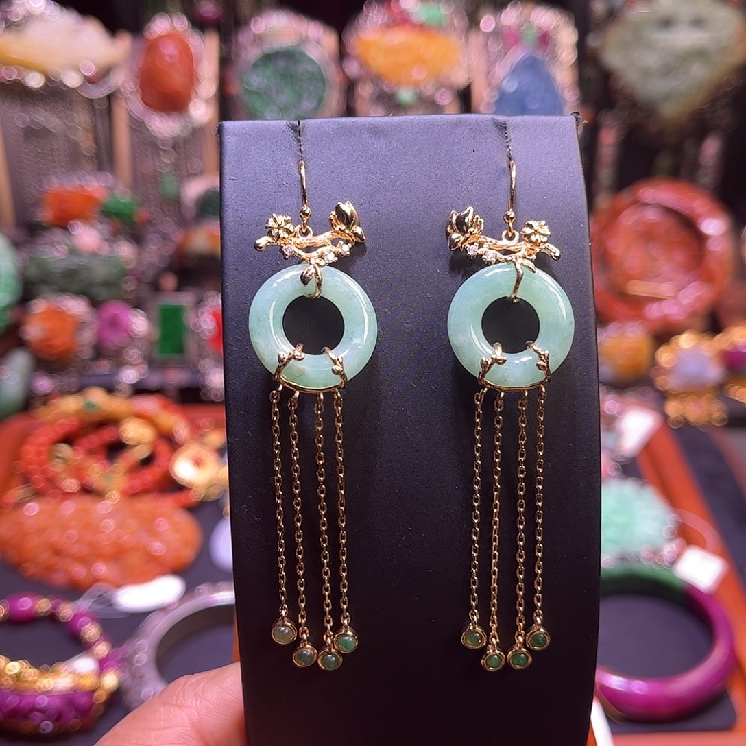 翡翠未镶嵌耳饰特价福利