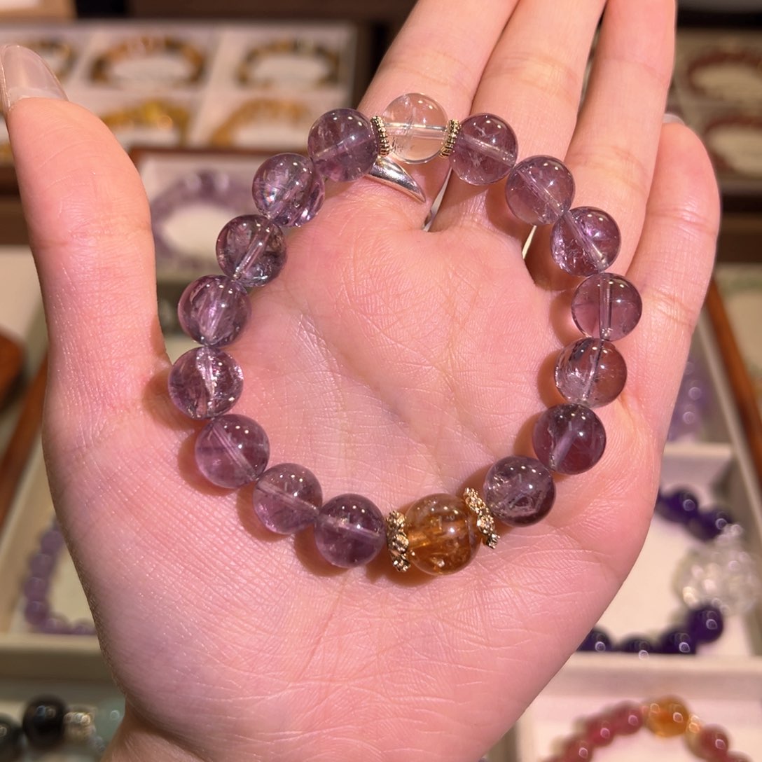 水晶手链未镶嵌紫水晶