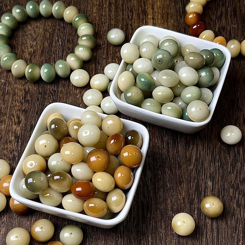 【精品菲料】11✖️14mm天然菩提珠算盘珠文玩手串佛珠手串散珠菩提子