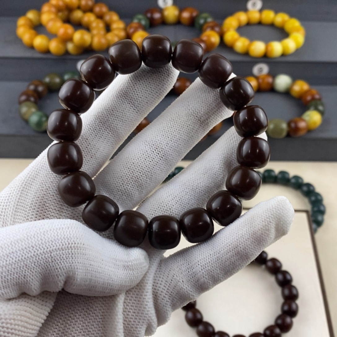 *****手串菩提根/象牙果全品无暇卡13