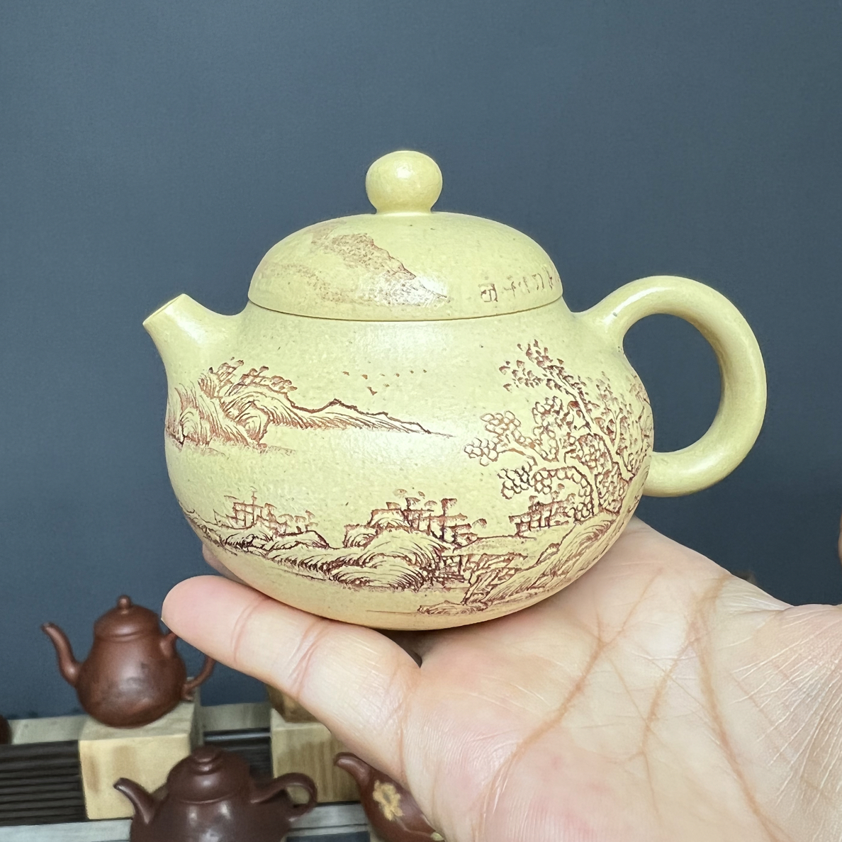 文旦壶 190毫升 本山绿 全手工