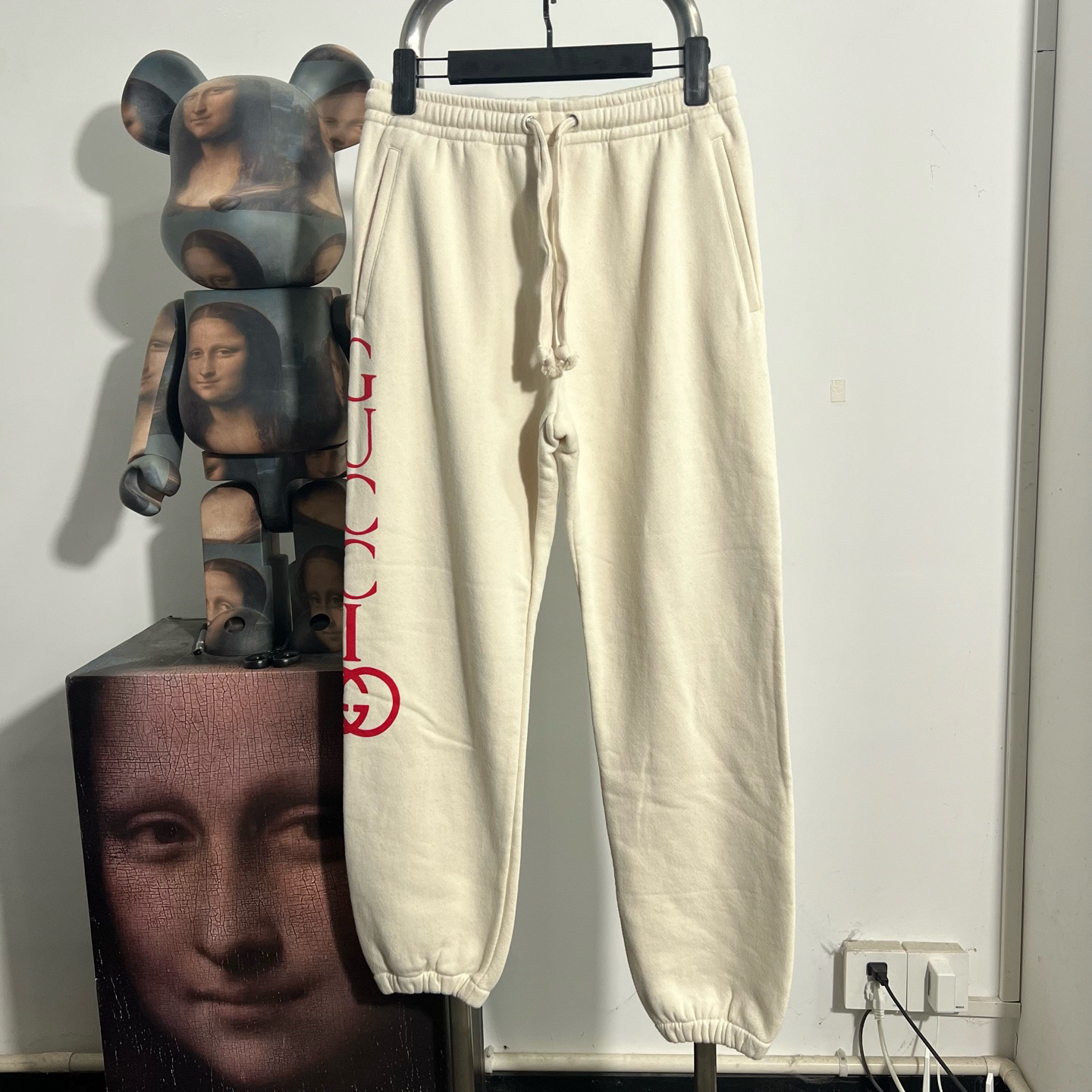 99新 GUCCI/古驰 古驰侧边logo长裤 X1402 裤长99 腰围37