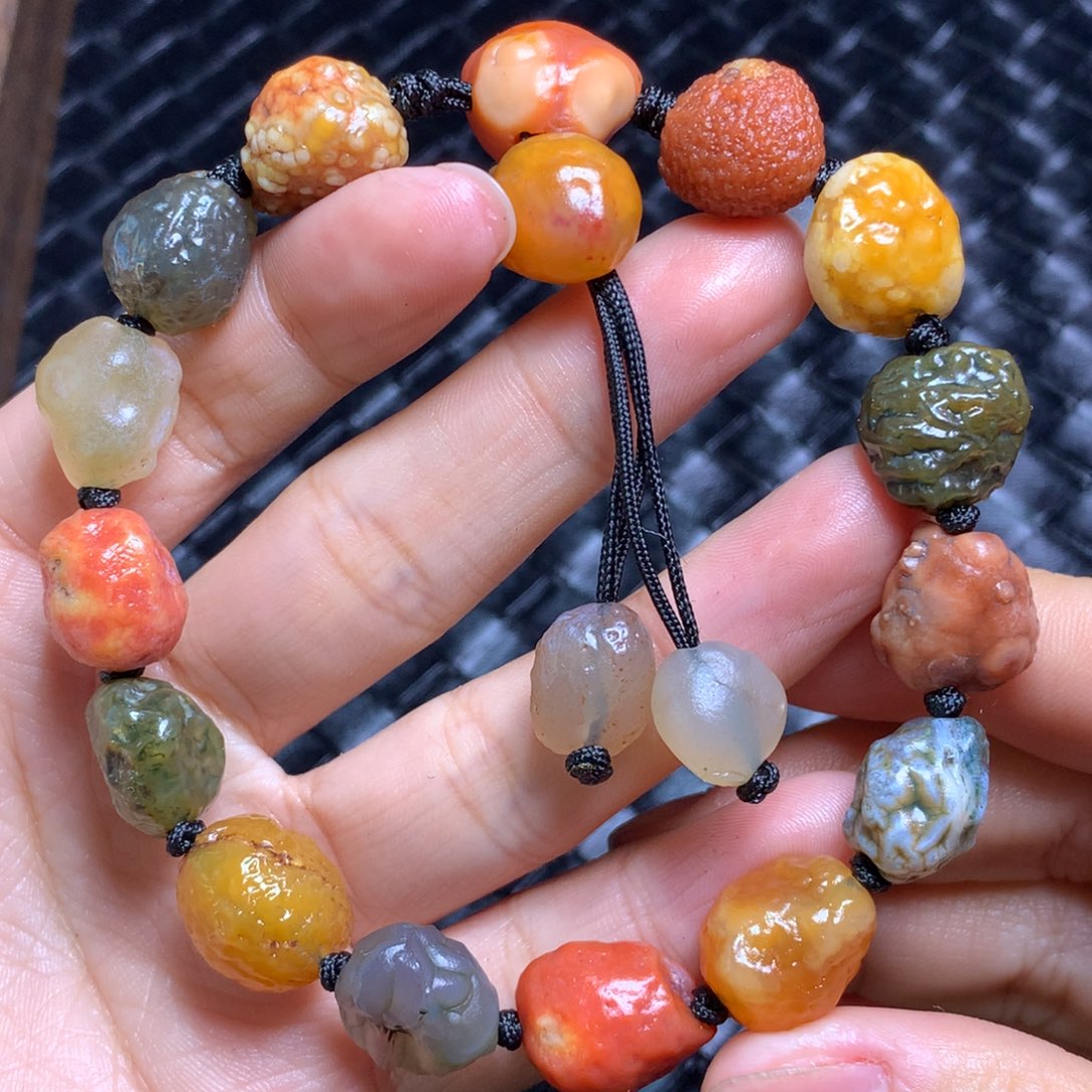 未镶嵌玛瑙/玉髓珠宝半成品