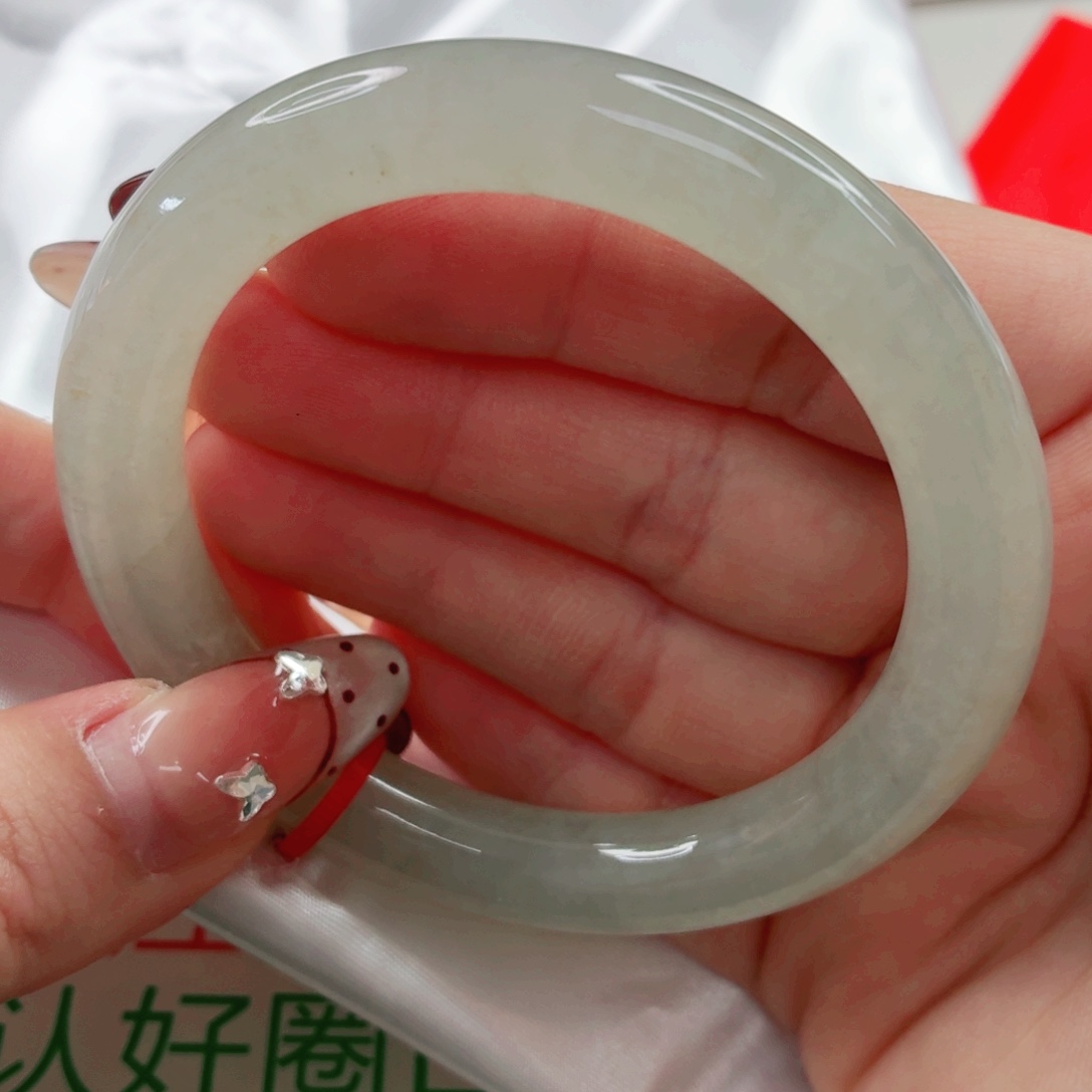 翡翠未镶嵌手镯54.3