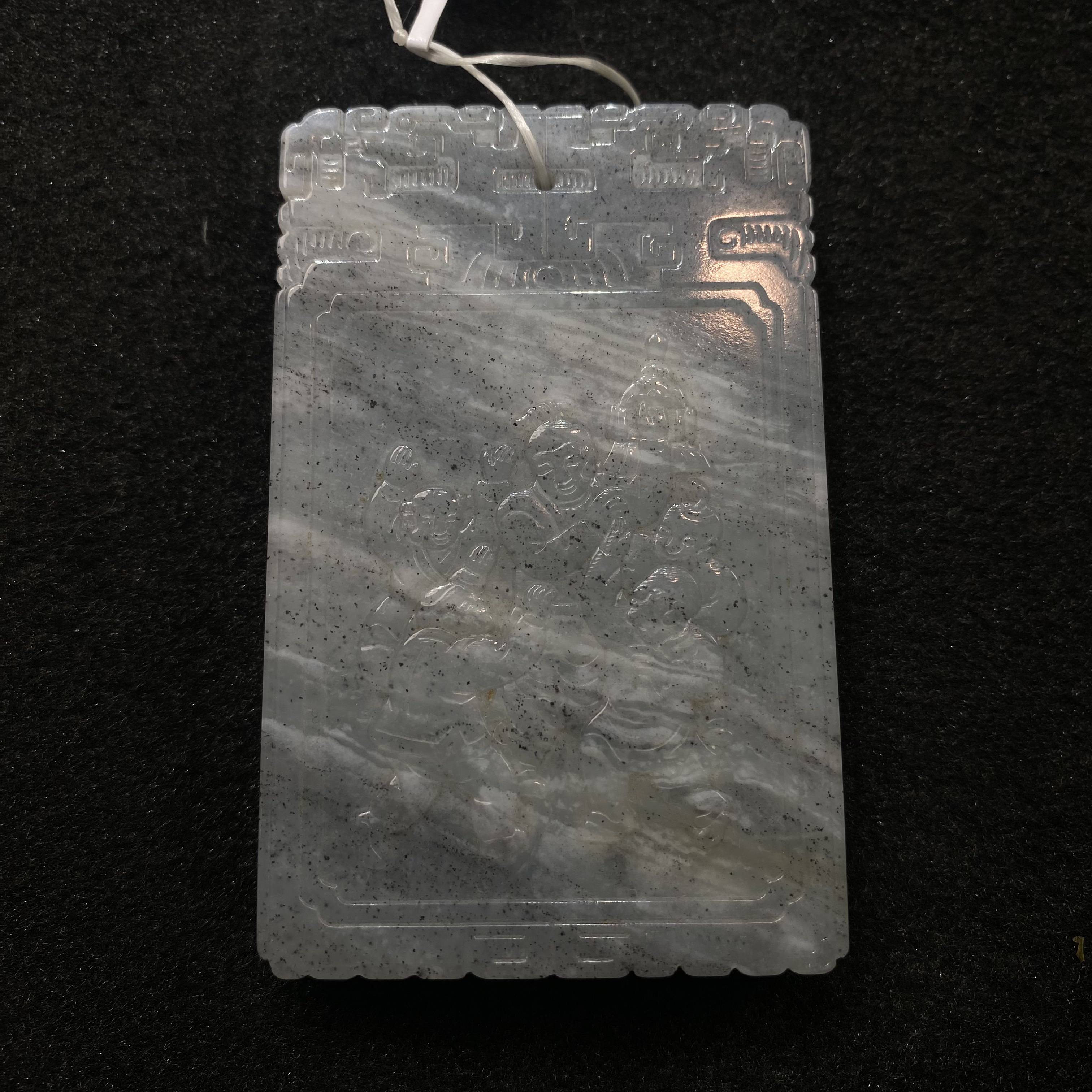 臻藏（8A）和田玉青花牌2504160019