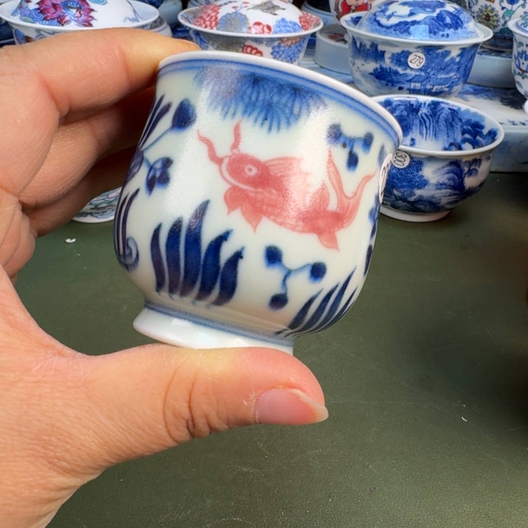 陶景德镇纯手绘茶具圆圆226
