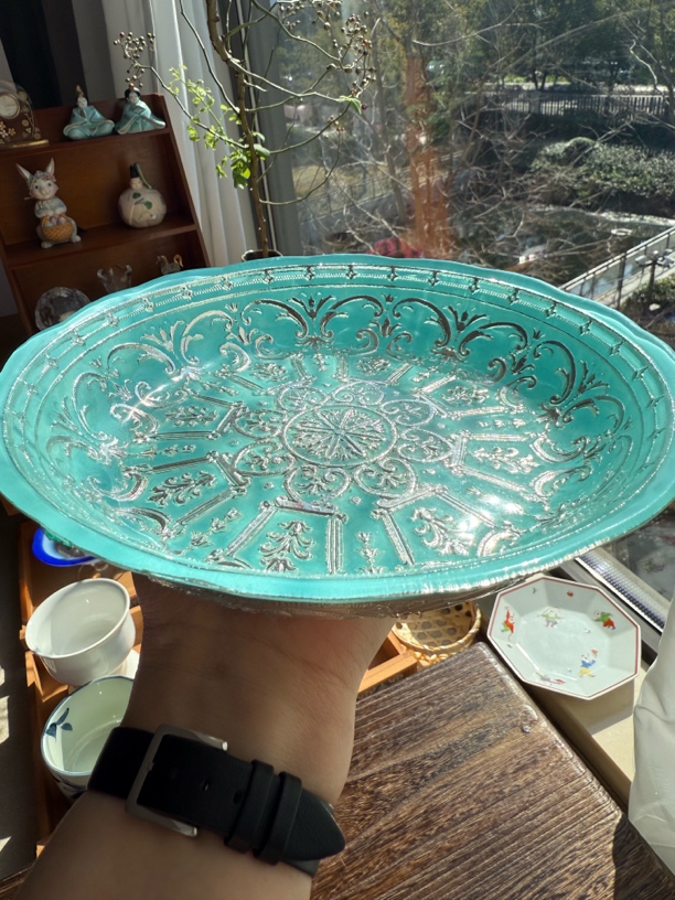 土耳其果盘 果子钵 全新有原盒，奢华吧