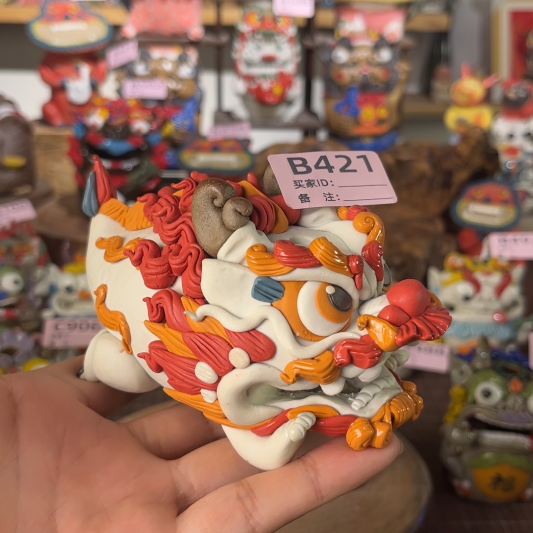 泥塑纯手工茶宠摆件